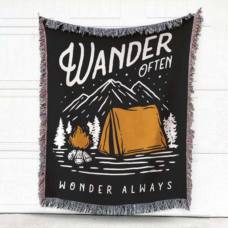  100% Cotton Throw, 50" x 60"