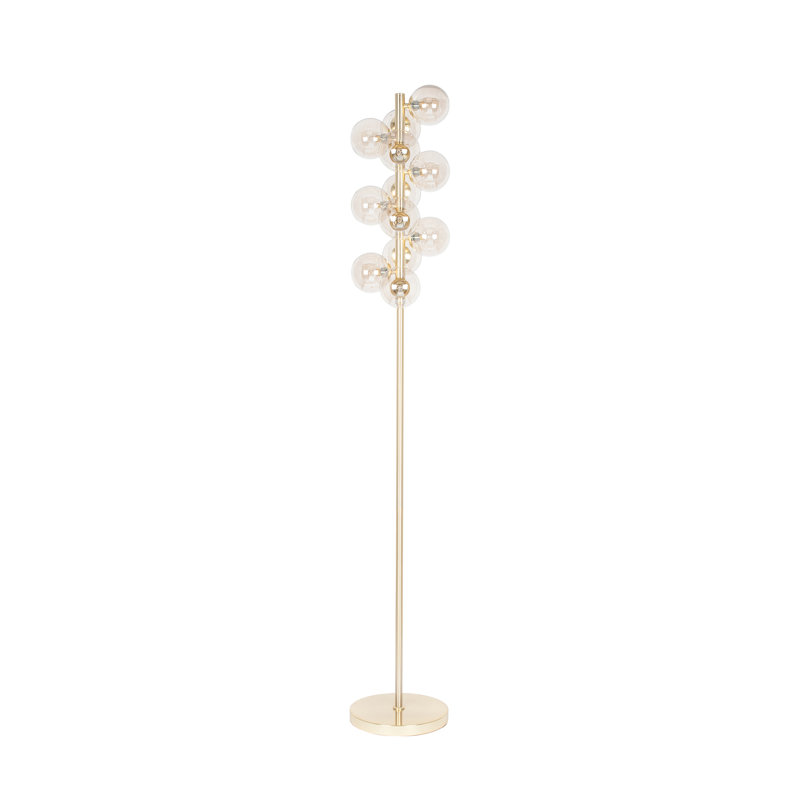 Ailis 158cm Novelty Floor Lamp, Gold