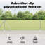 50cm H x 2500cm W Silver Steel Fencing Kits