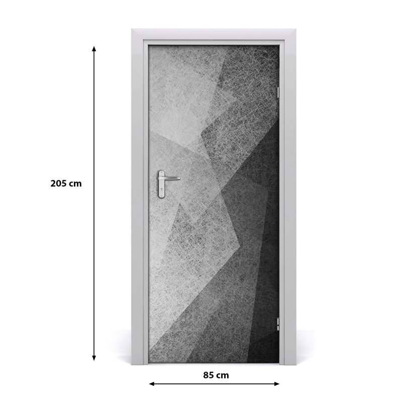 Abstract Lines Door Decal