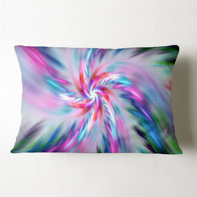 Coussin lombaire floral de fleur exotique