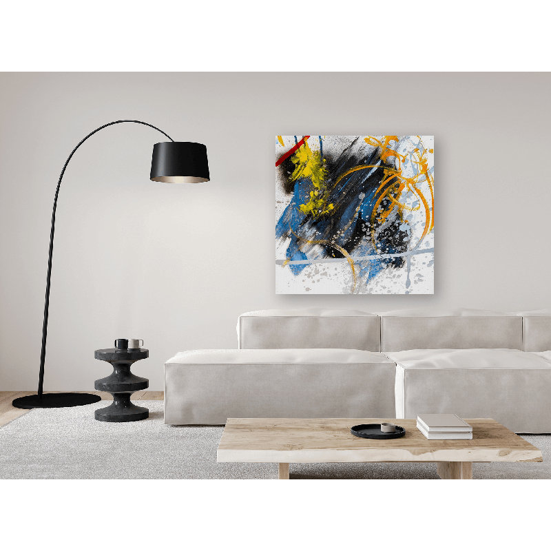 Hematite - Artist Enhanced Canvas Print, 40" H x 40" W x 1.5" D, Wrapped Canvas