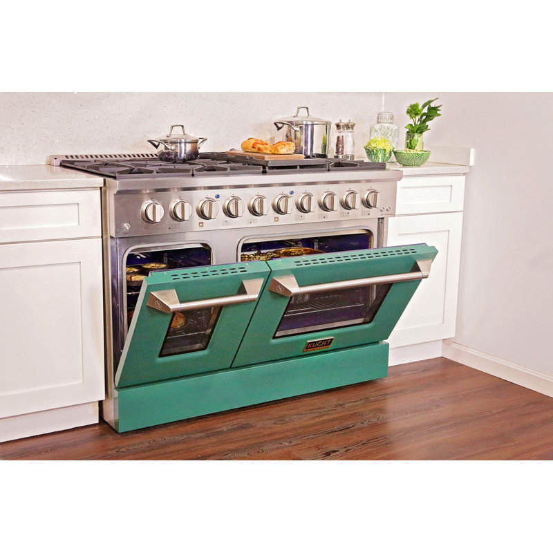 48" 6.7 Cu. ft Freestanding Gas, Green, Liquid Propane