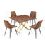 Ensemble de table de salle à manger 5 pièces-809597410-809597405