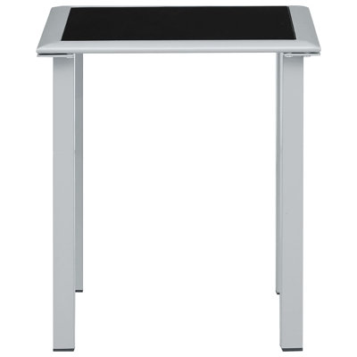 Ethele Square Glass Outdoor Coffee Table - 41 cm W 41 cm D