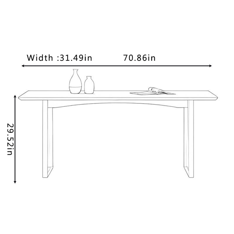 Jayron, 29.52”H x 70.86”L x 31.49”W
