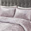 Édredon 5 pièces en fard à joues double / grand - velours froissé 2 taies décoratives et coussins décoratifs avec motif plissé-118652034