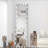 Hollywood Full Length Mirror With Lights Oversized Full Body Vanity Mirror With 3 Color Modes Lighted Large Standing Floor Mirror For Dressing Room Bedroom Hotel Touch Control,Silver,72X32 Inch-1854992320