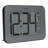Large Time Digital Atomic Clock with 4-Inch digits