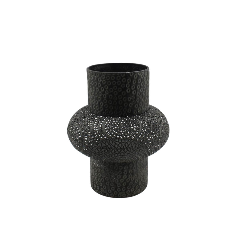 Metal Tabletop Votive Holder, 34cm H x 27cm W x 27cm D.