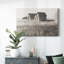 Toile tendue avec toile de grange neutre-556475025