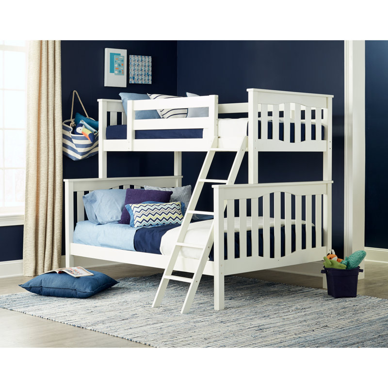 Edington Kids Twin Over Full Bunk Bed, White
