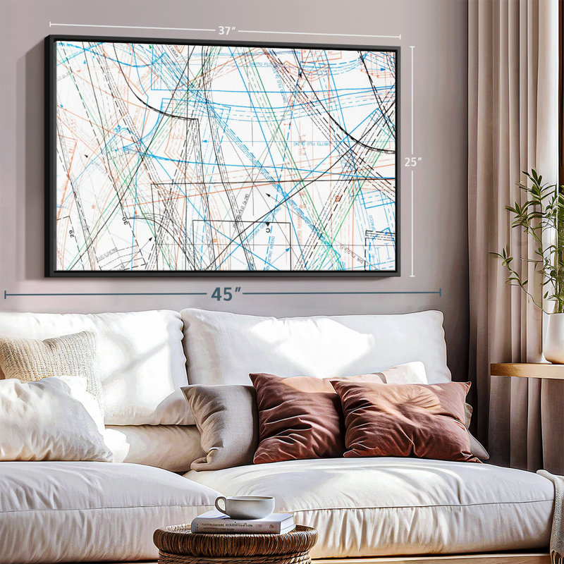 «Sewing Pattern Wall Art», H 25 po x l 37 po