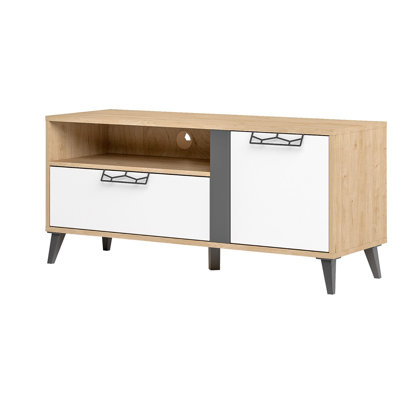 Nasibe Unfinished TV Stand for TVs up to 55"