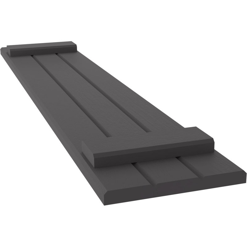 Volets de planche-n-lattes (par paire) Americraft (2 lattes), Shadow Mountain, 10 1/2", 42"