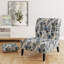 Fauteuil de chambre en velours de 21 po de largeur