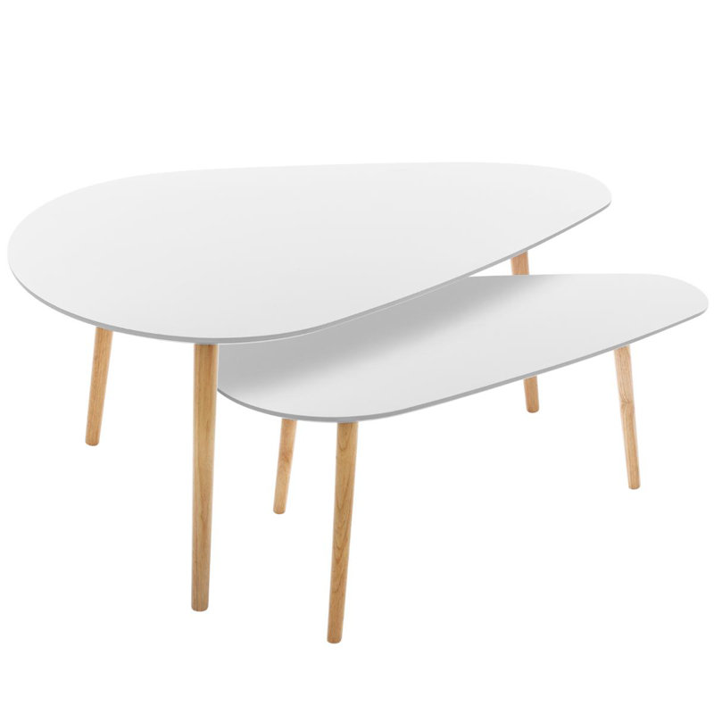 Ingram Nesting Tables, White