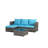 Outdoor Woven Sectional L- Shaped Patio Furniture Set-1996660354