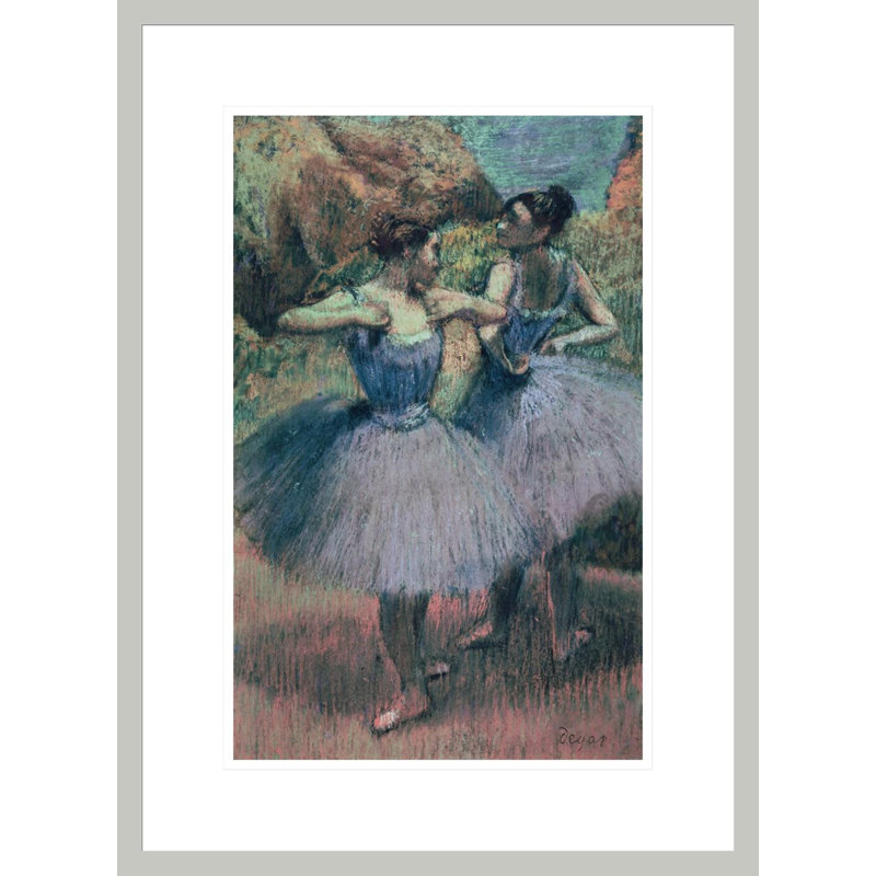 «Dancers in Violet» par Edgar Degas, impression giclée encadrée, H 41,5 po x l 29,11 po