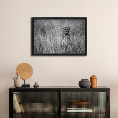 Cheetah Premium Framed Poster by Anura Fernando