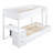 Triple Sleeper Bunk Bed With Built-In Charging Desk & Trundle-1297940390