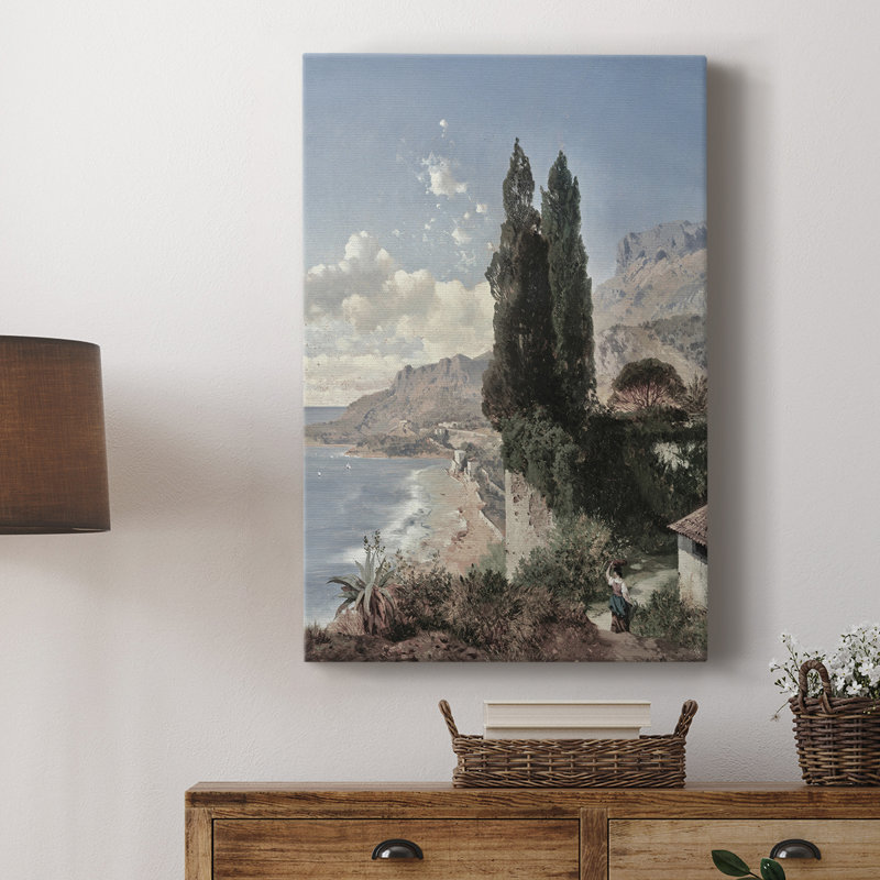 Paysage rétro CLXII - galerie Cavas, H 27 po x l 18 po
