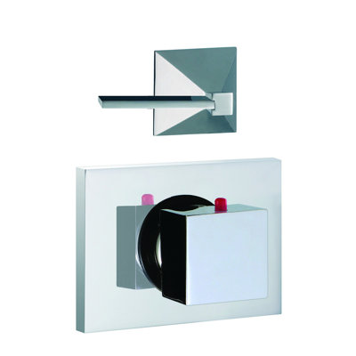 Mp1 Built-In Thermostatic Valve Trim with One Volume Control Handle