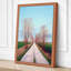 Road Through Autumn Trees Scandinavian - Wrapped Canvas-1931482688-1931482750