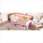 Lit plateforme tapissier avec rangement rose dans les tons de rose avec ports USB intégrés et éclairage à DEL intégré, fabrication en bois massif