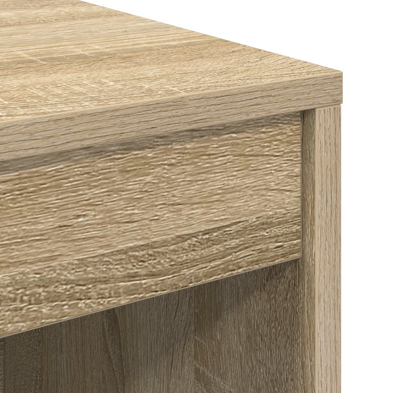 Writing Desk Particle Board 76 Cm, Sonoma Oak, 76cm H x 70cm W x 40cm D