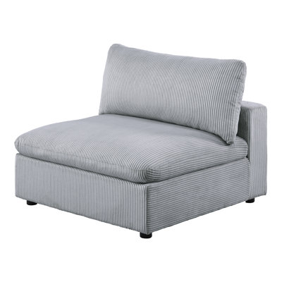 Fauteuil en velours côtelé Raijon