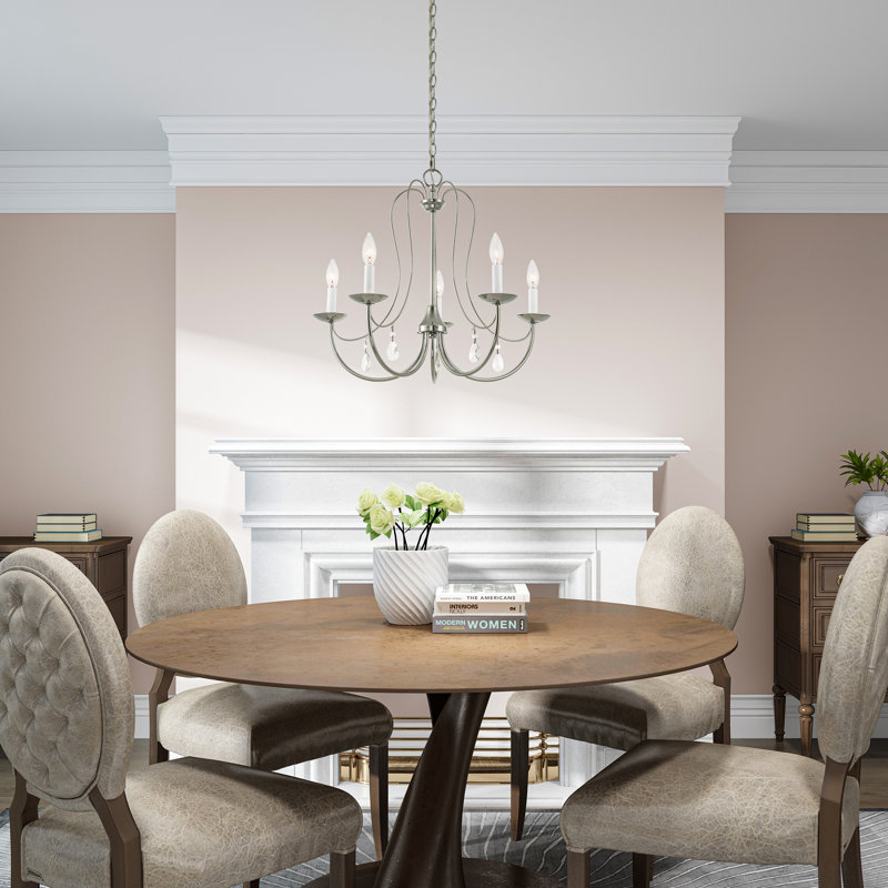Gaiwan 5 - Light Dimmable Classic / Traditional Chandelier, No, Polished Chrome
