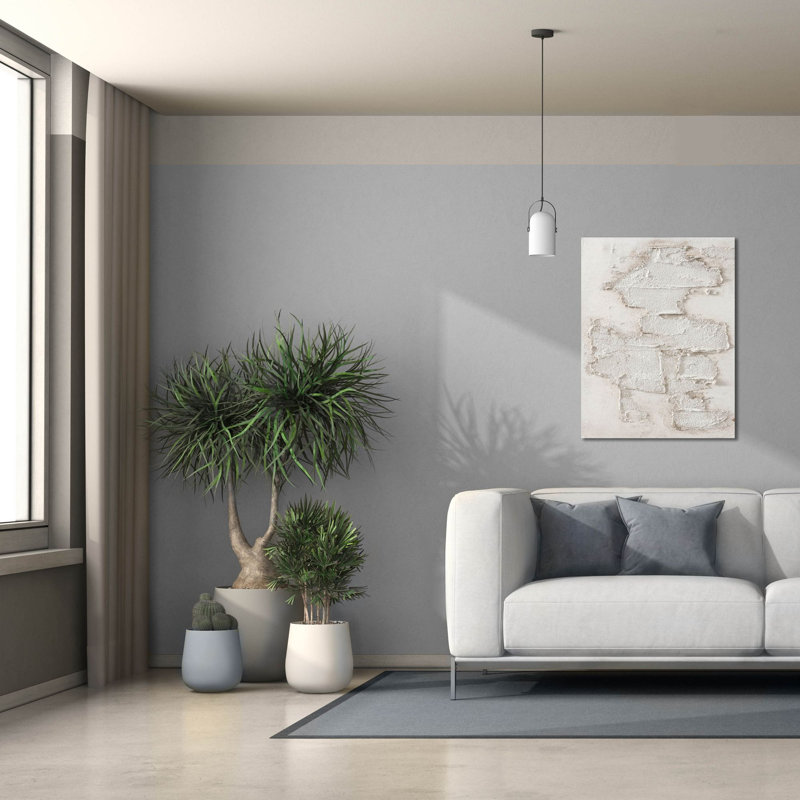  «White Rock» par Design Fabrikken, art mural sur toile, H 34 po x l 26 po