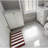 Ronning Beach Stripe Nylon and Polyester Bath Rug with Non-Slip Backing-32850536