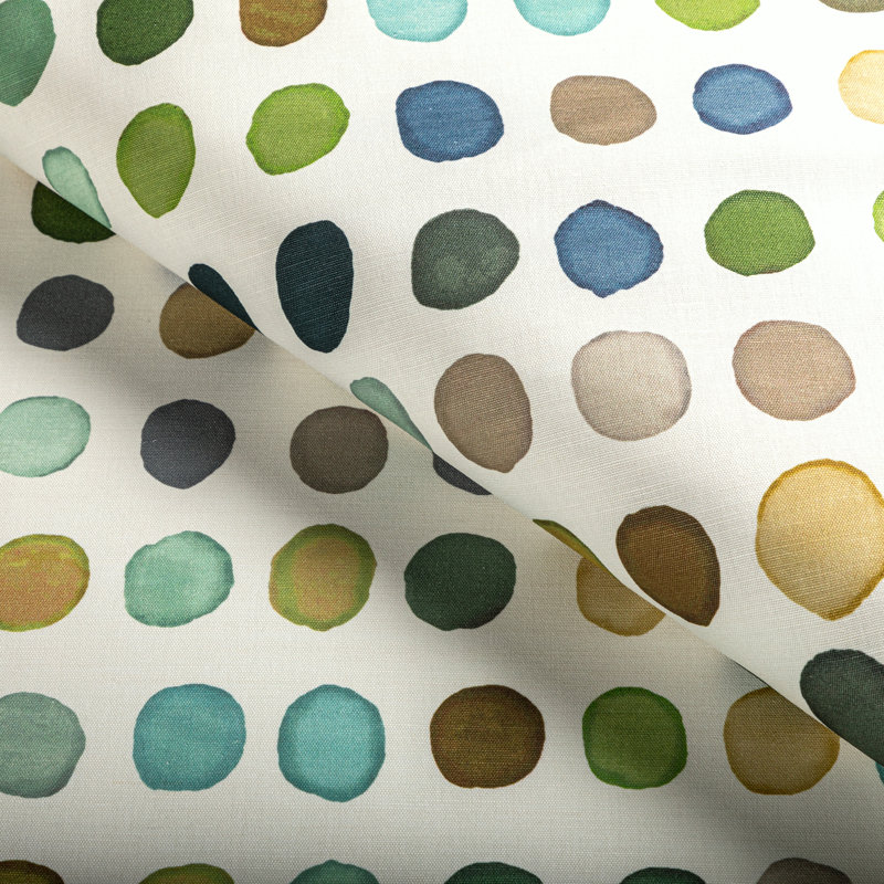 Rhapsody Twister Print Fabric, Kiwi/Slate