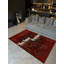 Tapis décoratif texturé à motif texturé «You Have Freedom» de Bourgogne-1006534750