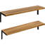 Aidaliz 2 Piece Bracket Shelf