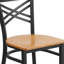 Prompton 'X' Metal Restaurant Chair-1558627199-1515454592