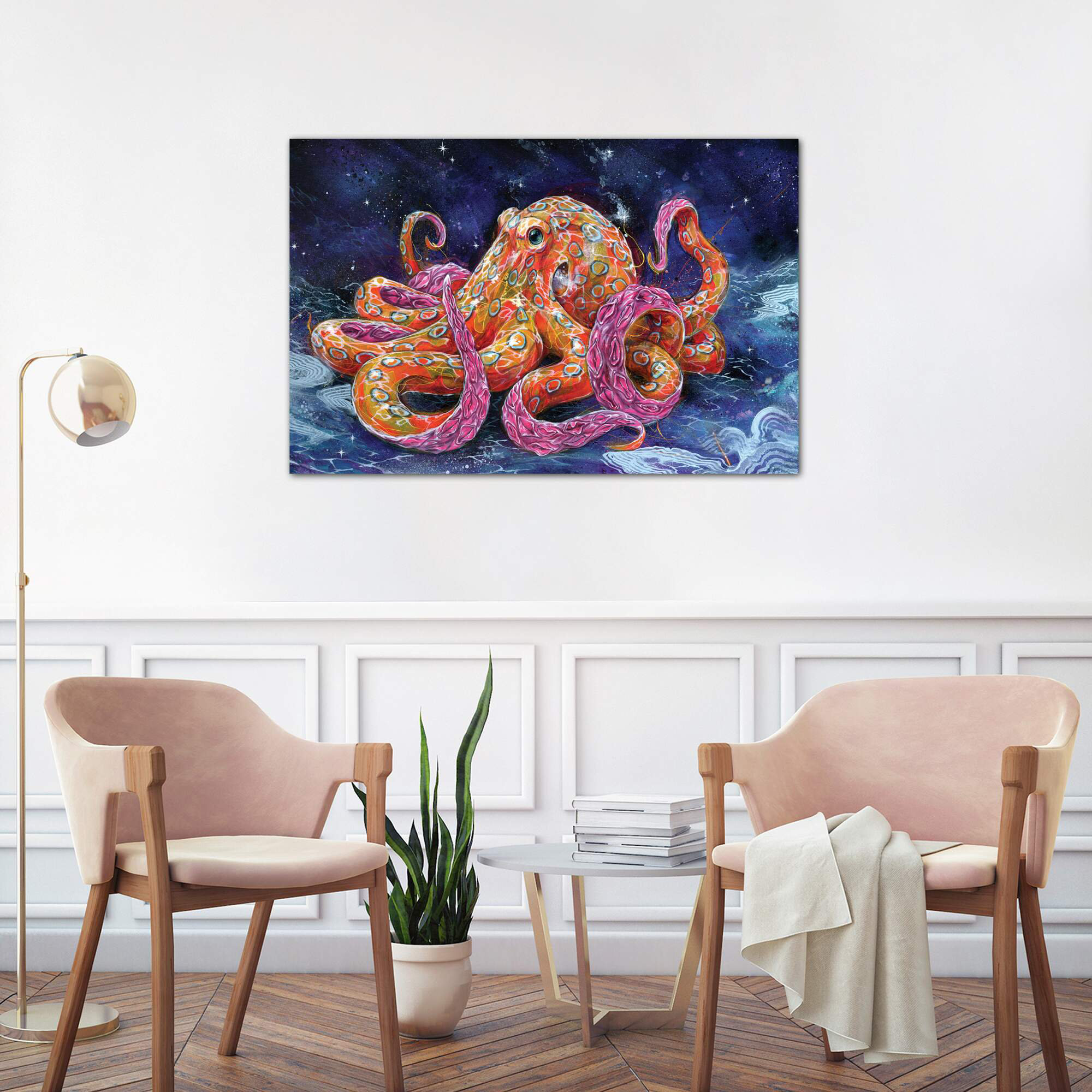 Octopus Art Print | Giclee Art | Canvas Reproduction of 