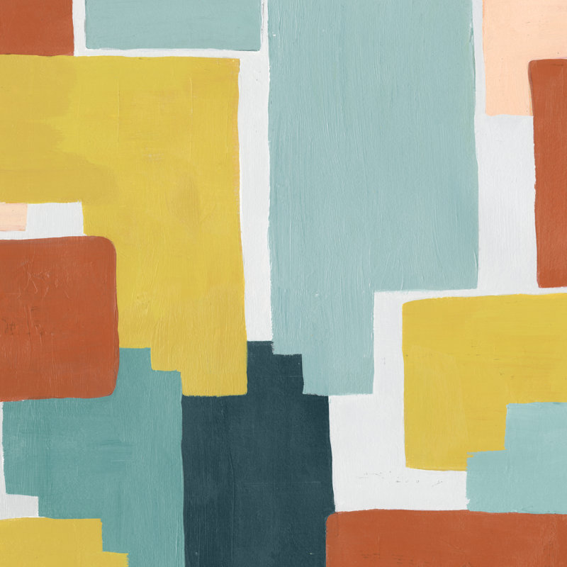 Bloc abstrait III, H 30 po x l 30 po x P 1,25 po