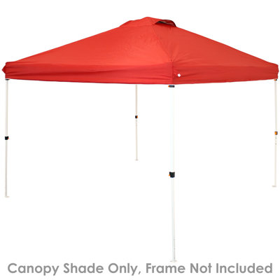 SunnyDaze Decor 10' x 10' Canopy Shade Fabric Replacement Roof Cover - Red