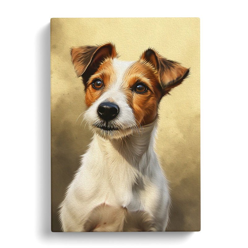Jack Russell Realism - Wrapped Canvas, 60cm H x 40cm W x 3cm D