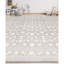 Tapis gris de haute qualité noué à la main