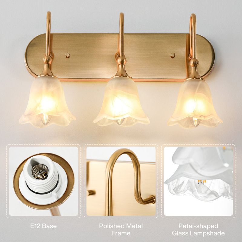 3 - Light Dimmable Vanity Light