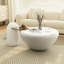 Ensemble de tables basses gigognes blanches