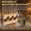 Porte-serviettes en bois Jingliving Saunas