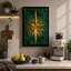Gilded Star Geometric - Wrapped Canvas-1582205548-1582205559