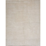 Hand-Knotted Area Rug in Ivory/Gray