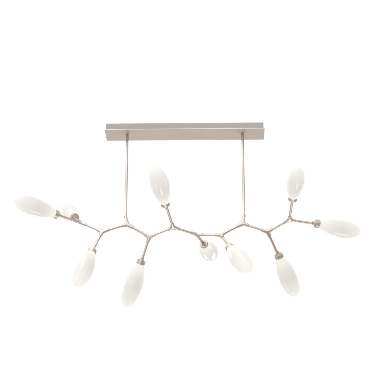 Fiori 10 - Light Dimmable LED Modern Linear Chandelier