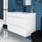 36'' Wall-Mounted Bathroom Vanity with Integrated Solid Surface Sink-344671230